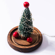 Christmas Tree Glass LED Light – Festive Holiday Decoration