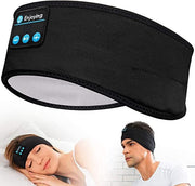 Black Bluetooth Headband Earpones for Sleep & Sports