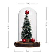 Christmas Tree Glass LED Light – Festive Holiday Decoration