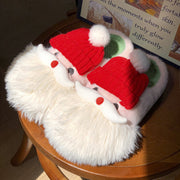 Cozy Santa Claus Christmas Slippers – Non-Slip, Warm & Festive"