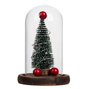 Christmas Tree Glass LED Light – Festive Holiday Decoration