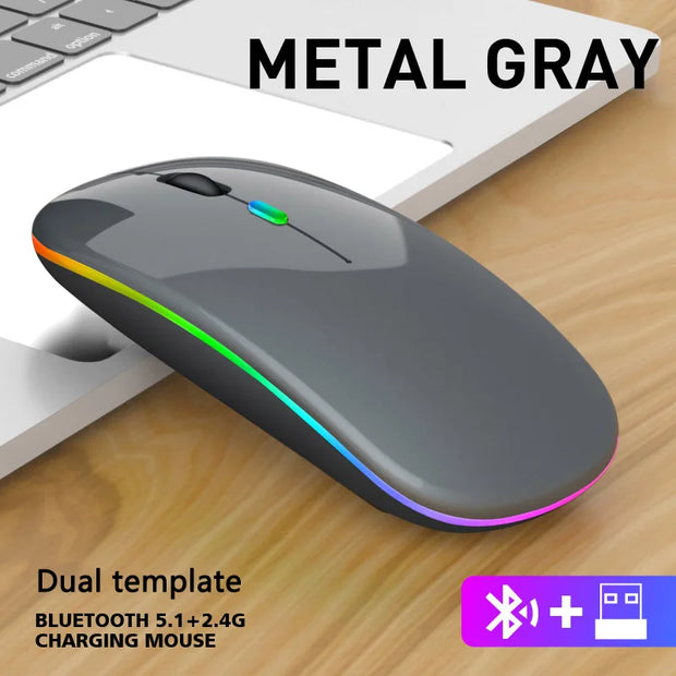 Wireless Bluetooth Mouse For Laptop PC Rechargeable Umar Khan €23.99