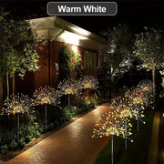 Warm White Solar Firework Light for Elegant Outdoor Decor