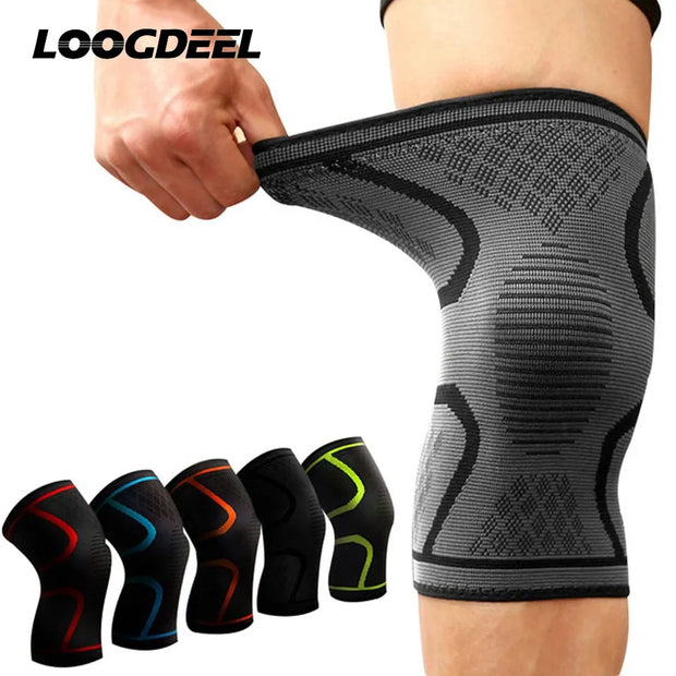 Elastic Sports Compression Knee Brace for Running and Basketball