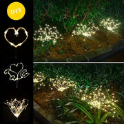 Warm White Solar Firework Light for Elegant Outdoor Decor