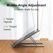 Portable Foldable Laptop Stand – Ergonomic for MacBook & PC