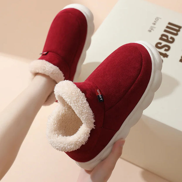 Cozy Plush Fur Boots for Women