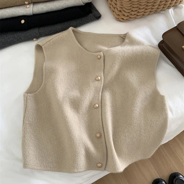 Women Elegant Sleeveless Sweater Flexora €13.34